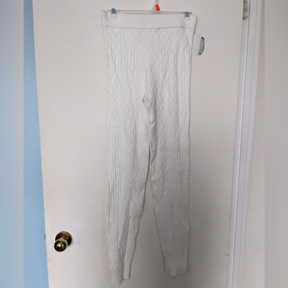 Simons white leggings size large